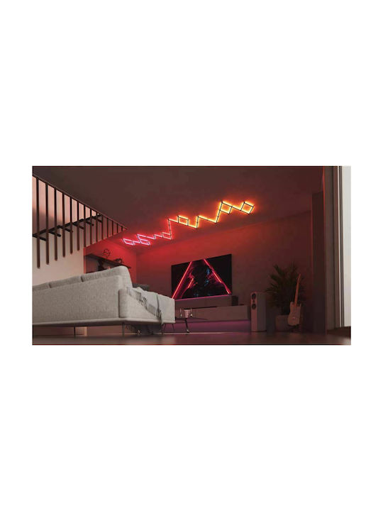 Nanoleaf Smart Neon Διακοσμητικό Φωτιστικό Lines Starter Kit LED RGB 15τμχ