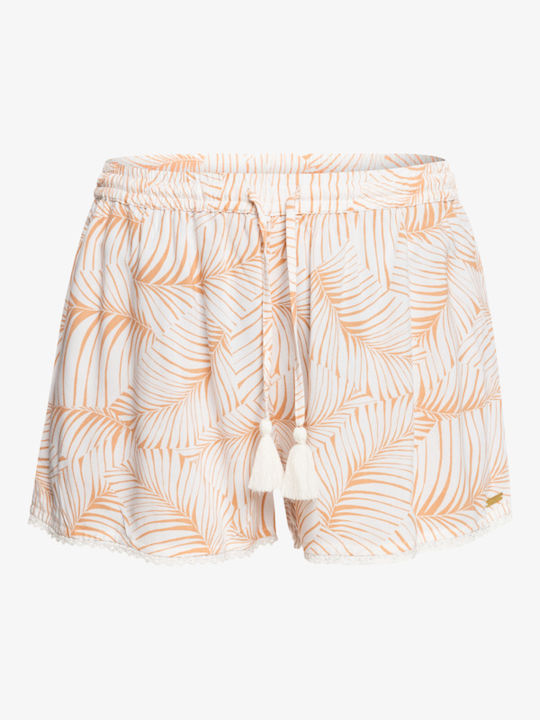 Roxy Salty Tan Women's Shorts Beachwear White