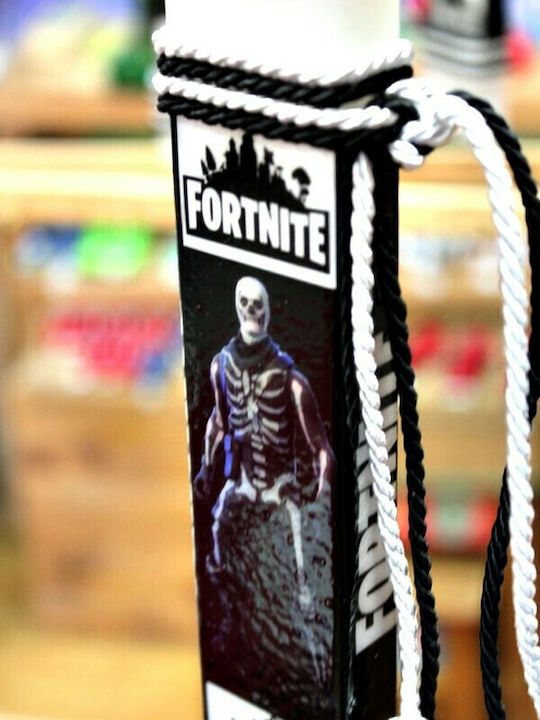 Πασχαλινή Λαμπάδα Fortnite Πλακέ Fortnite 25.5εκ. Μαύρη (Διάφορα Σχέδια)