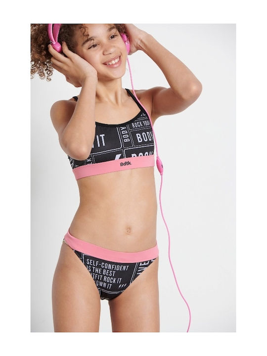 BodyTalk Kinder Badeanzug Bikini Schwarz