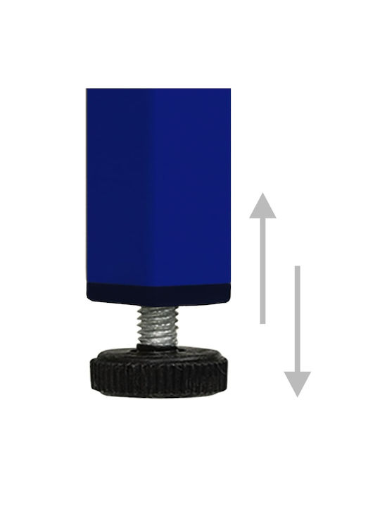 În picioare pe podea de Birou Metalică cu încuietoare în Culoare Bleumarin, 35x46x180cm