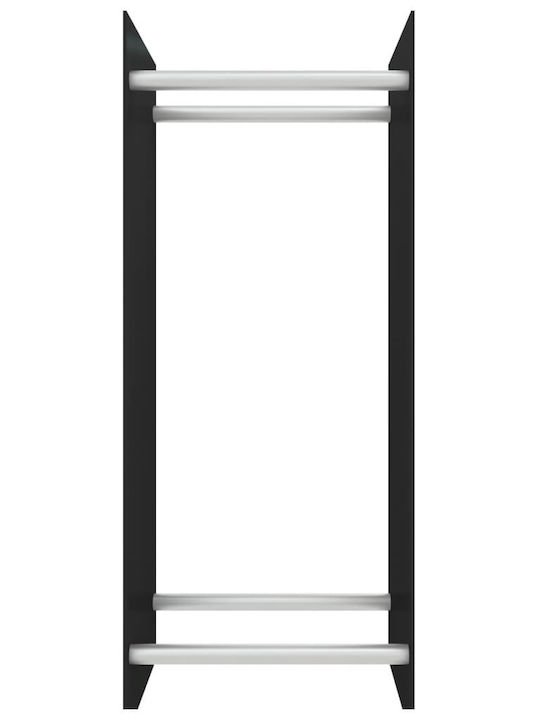vidaXL Glas Regal Holzlagerung 40x35x100cm