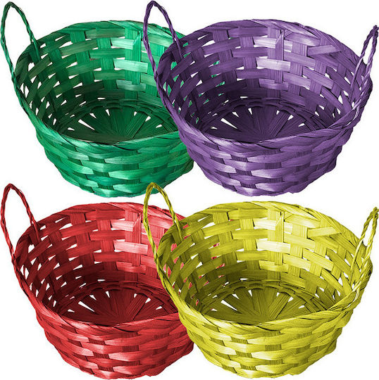 Bunny's 73-1466 Easter Basket Bunny Wicker Red 9x8x18cm (Various Colors)
