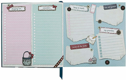 Santoro Gorjuss Planner The Hatter Kids Stationery Set with Notepad and Pen