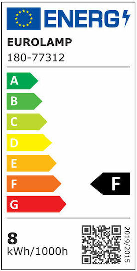 Eurolamp LED Bulb 8W for Socket E14 and Shape G45 Warm White 690lm