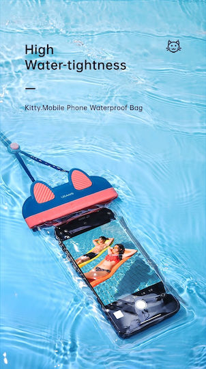 Usams US-YD010 Kitty Waterproof up to 7" Blue / Pink