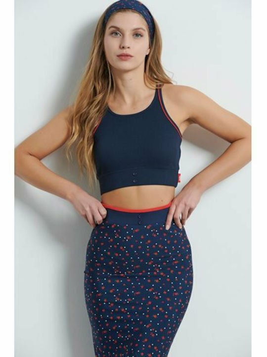 Frauen Sport-BHs Sport-BH Marineblau