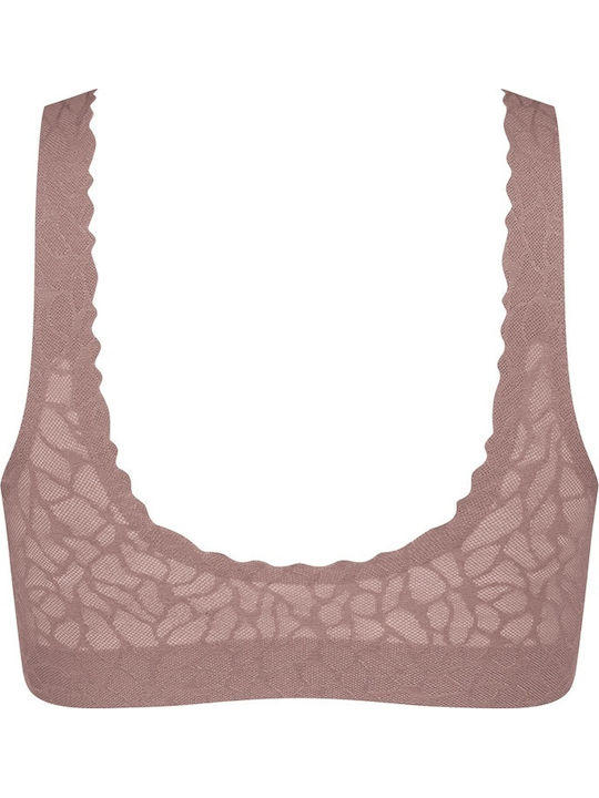 Γυναικείο Μπουστάκι Dusty Pink με Αφαιρούμενη Ενίσχυση