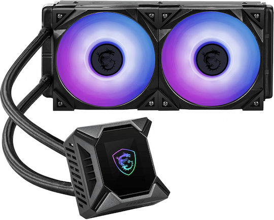 MPG CoreLiquid K240 V2 v2 Υδρόψυξη AIO CPU με 2 Ανεμιστήρες 120mm και ARGB Φωτισμό