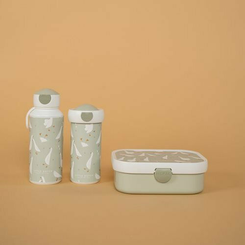 Little Dutch Little Goose Plastic Kids' Food Container Green x x 6cm