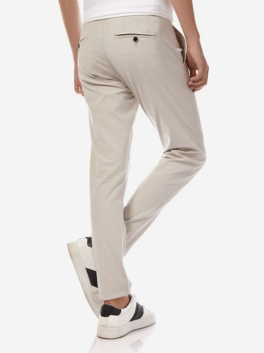 Brokers Jeans Herrenhose Chino Elastisch in Slim Passform Ice