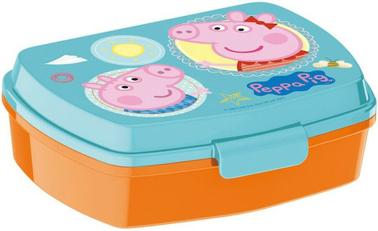 Stor Recipient pentru copii din plastic Peppa Pig Albastru deschis x x 5.6buc