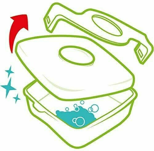 Maped Origin Plastik Kinder Lebensmittelbehälter 0.520Es Rot 17 x 15.3 x 5.5cm