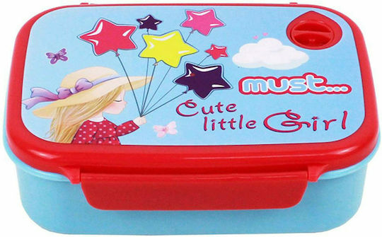 Must Team Plastik Kinder Lunchset 0.8Es Hellblau