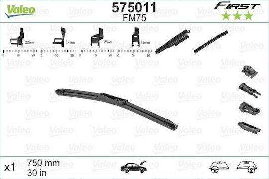 Valeo Υαλοκαθαριστήρας Αυτοκινήτου Οδηγού 750mm Universal