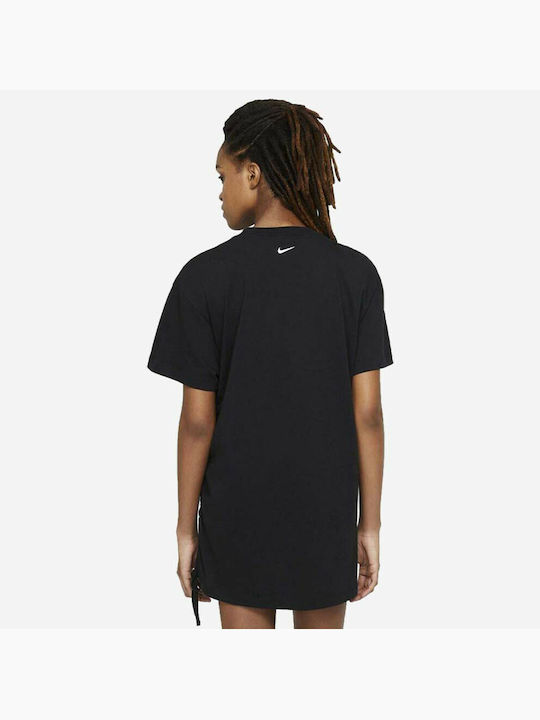 Essential Mini Αθλητικό Φόρεμα T-shirt Κοντομάνικο Μαύρο