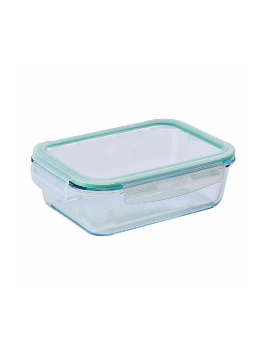 Benetton Lunch Box Glass Green 1500ml 1pcs