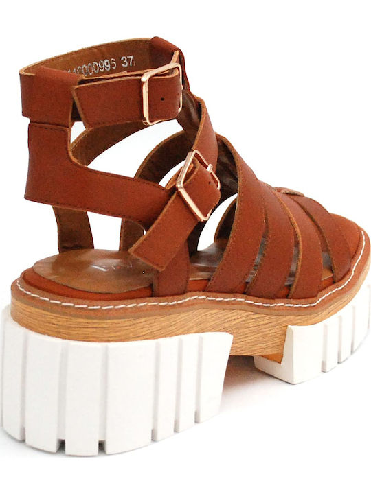 Behati Leather Sandals Tan