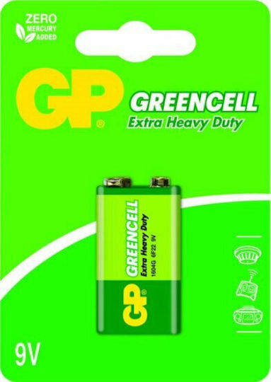 GP Batteries Greencell Μπαταρία Zinc 9V 1τμχ
