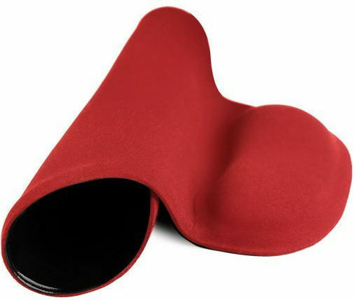 Savio Mouse Pad with Wrist Support Red 230mm MP-01BL