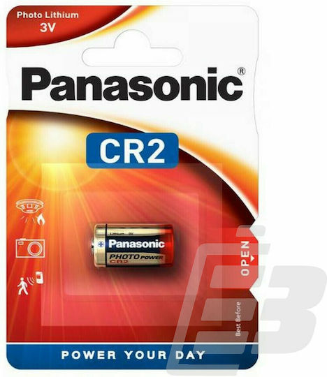 Panasonic Photo Power Литиева Батерия CR2 3V Еднократна (Long Life) 1бр