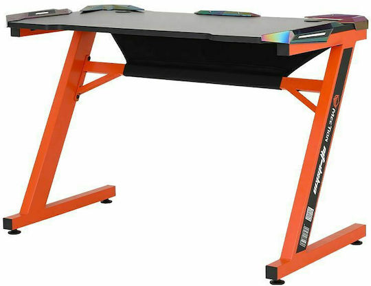 Γραφείο Gaming με LED 110x66x75εκ. Μαύρο / Πορτοκαλί Γραφείο Gaming με LED 110x66x75εκ. Μαύρο / Πορτοκαλί