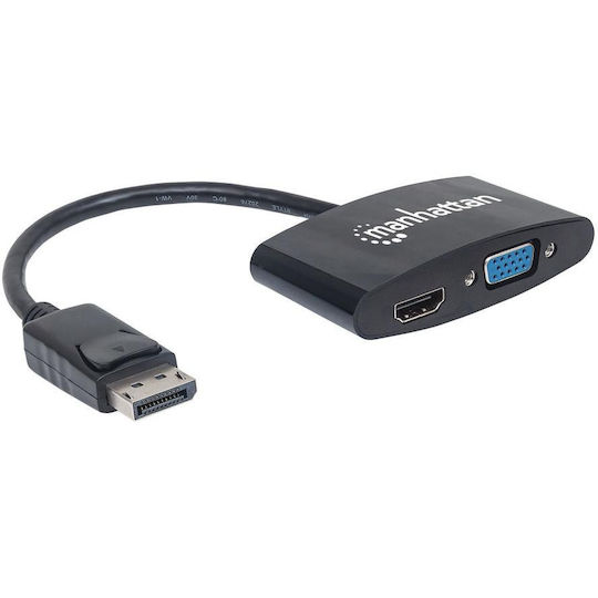 Manhattan 2-in-1 4K DisplayPort Adapter