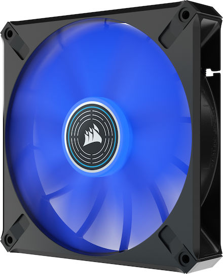 Corsair ML140 LED Elite Premium Case Fan (1600rpm / 82.9cfm) with Blue Lighting and 4-Pin PWM Connection