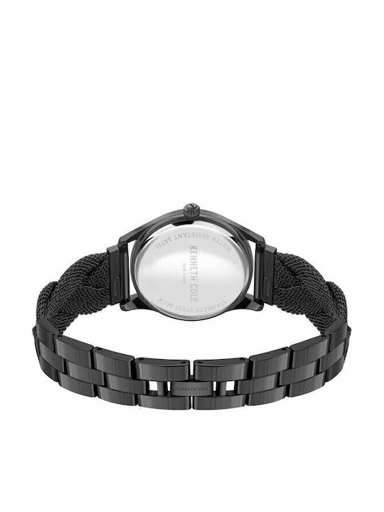 Kenneth Cole Women's Watch with Black Metal Bracelet