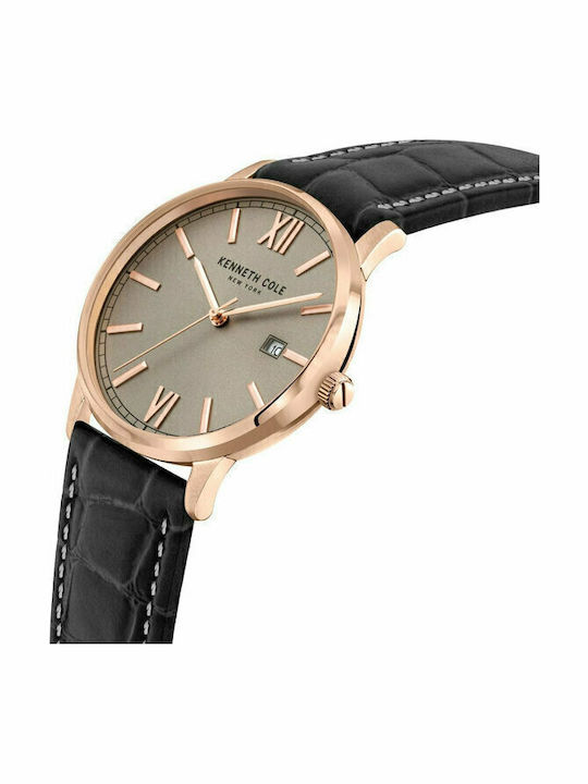 Kenneth Cole Watch Battery with Leather Strap Kenneth Cole Watch Battery with Leather Strap