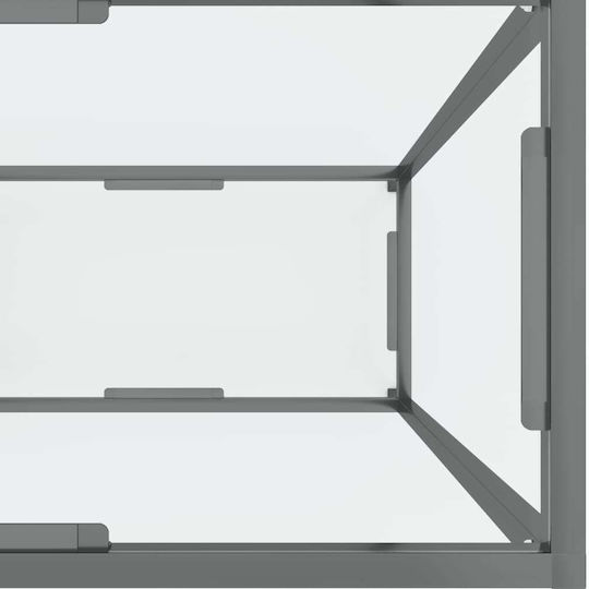 Konsole Διάφανη L140xB35xH75.5cm