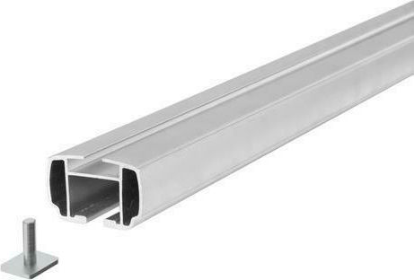Nordrive Aluminum Car Roof Bars Yuro 108cm Universal 1991 for Cars with Factory Bars Set with Roof Rack Legs and Lock