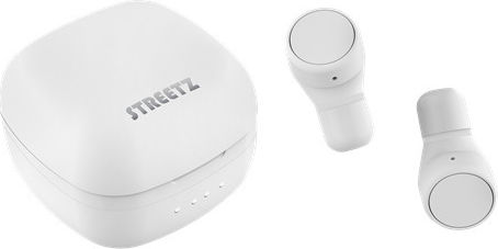 Streetz TWS-109 In-ear Bluetooth Handsfree Ακουστικά με Θήκη Φόρτισης Λευκά