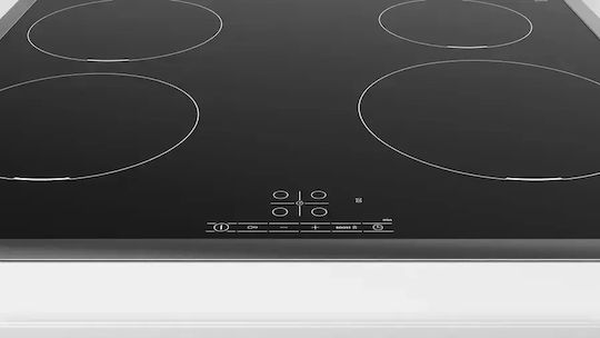 Bosch Serie 4 Induction Cooktop With Frame Autonomous with Child Lock Function 58.3x51.3εκ.