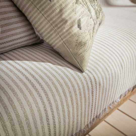 Gofis Home Lined 309 Cuverturi Pentru Canapea De Fotoliu Tricotat 180x180cm 21 Sand