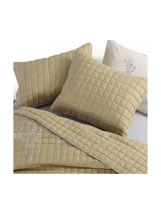 Nef-Nef Homeware Salvia Pillowcase Set with Envelope Cover Yellow 52x72cm. 030194