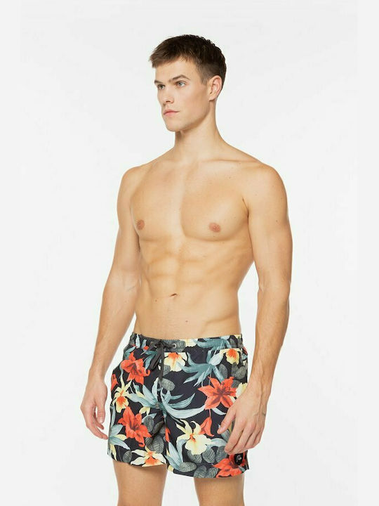 Quiksilver Everyday Garden Path Herren Badebekleidung Shorts Schwarz Blumen