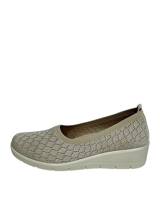 Ανατομικά Γυναικεία Slip-On Μπεζ