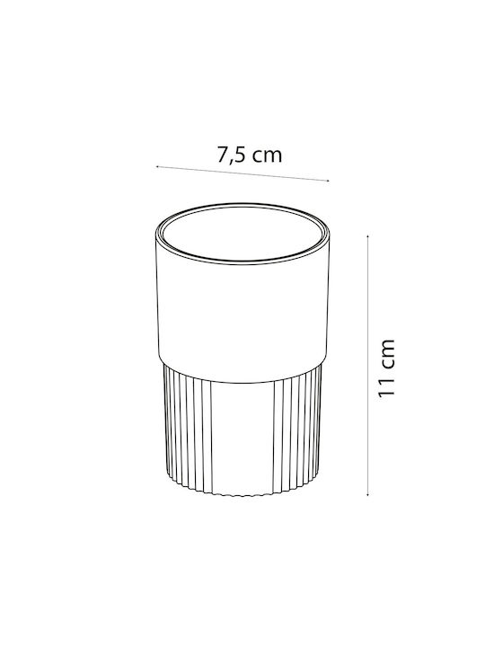 Sealskin Brave Cupa ei Plastic Neagră