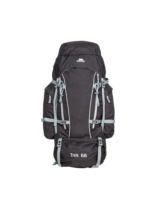 Trespass Trek 66LIT Bergsteigerrucksack 66Es Schwarz