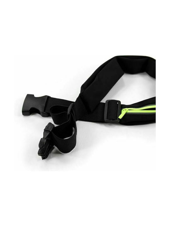 Body Sculpture Reflective Running Belt Τσαντάκι Μέσης για Τρέξιμο Μαύρο