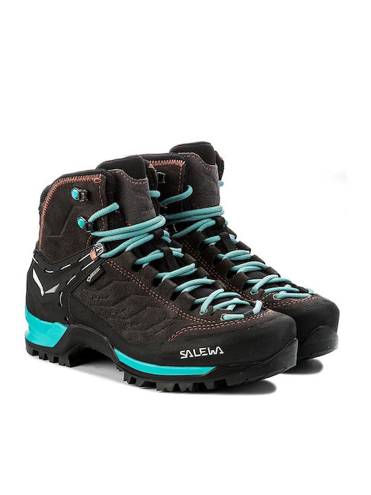 Salewa Mtn Trainer Mid GTX Pentru Femei Încălțăminte De Drumeție Tip Botine Impermeabile Cu Membrana Gore-Tex Negre