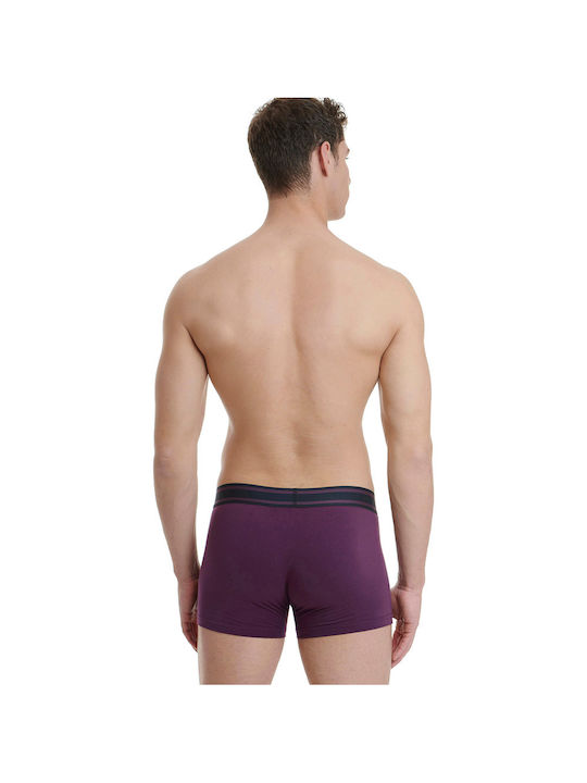 Walk Men's Boxers Navy Blue / Bordeaux 2Pack