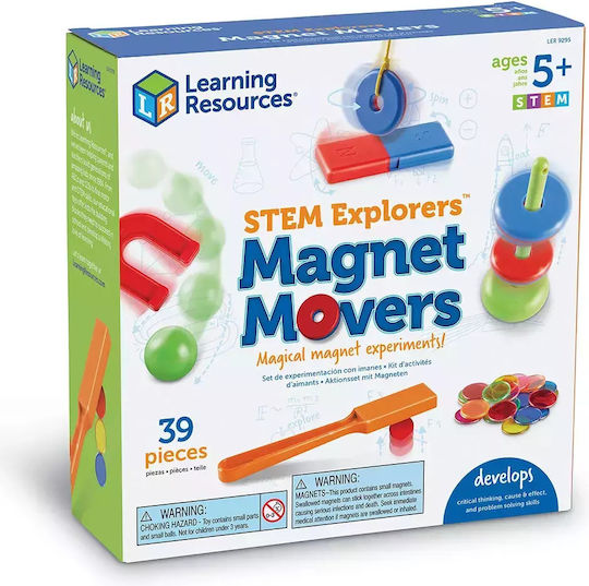 Learning Resources Magnet Movers STEM Εκπαιδευτικό Παιχνίδι Πειράματα για 5+ Ετών