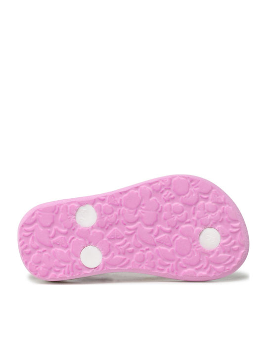 Șlapi pentru copii Flip Flops Albe Tahiti