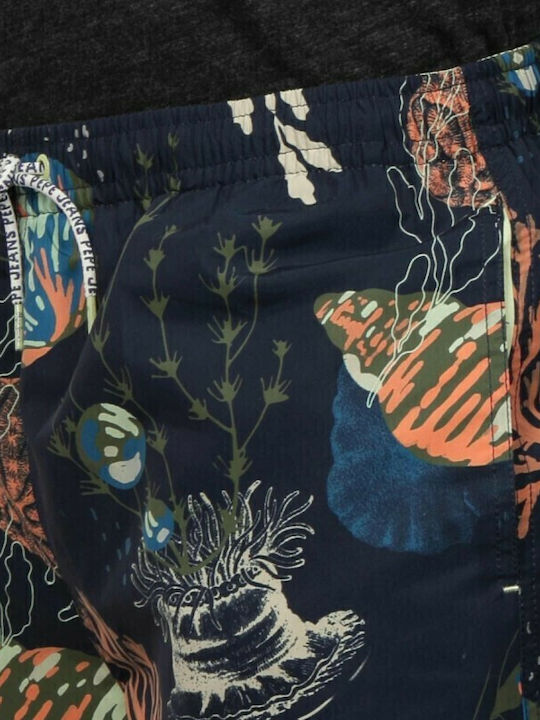 Ανδρικό Μαγιό Σορτς Navy Μπλε Floral