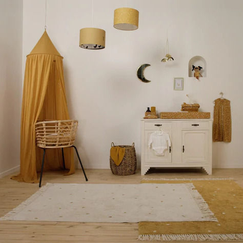 Little Dutch Κουνουπιέρα Δωματίου Pure Ochre Spice Βαμβακερή Καφέ 240εκ.