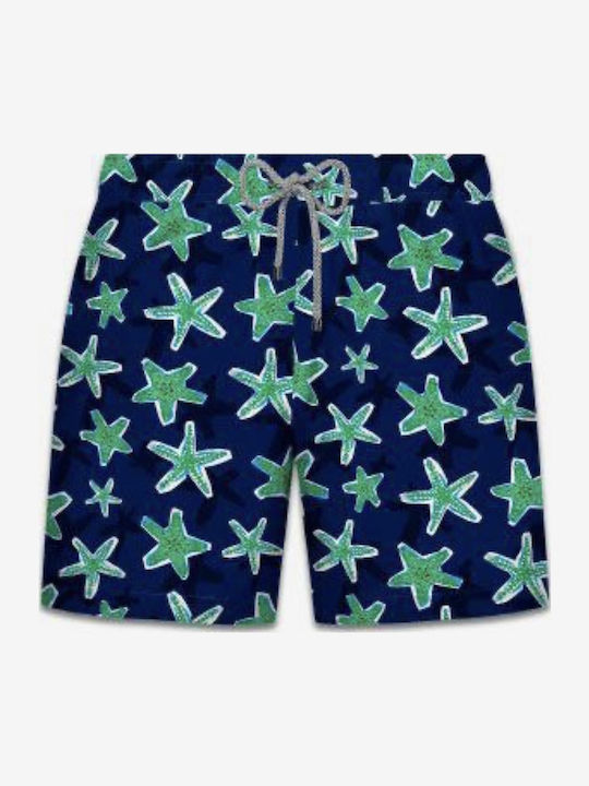 Starfish Ανδρικό Μαγιό Σορτς Navy Μπλε με Σχέδια