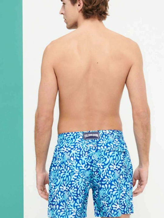 Vilebrequin Men's Swimwear Shorts Blue with Patterns