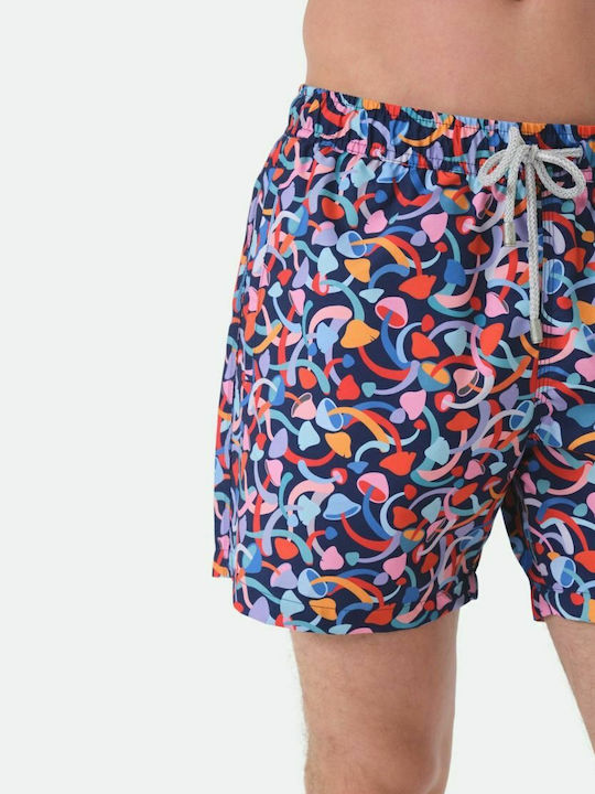 Shrooms Herren Badebekleidung Shorts Mehrfarbig mit Mustern